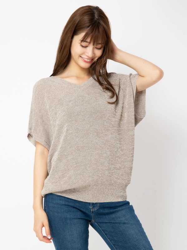 Vネックノースリーブニット ニット Cecil Mcbee セシルマクビー