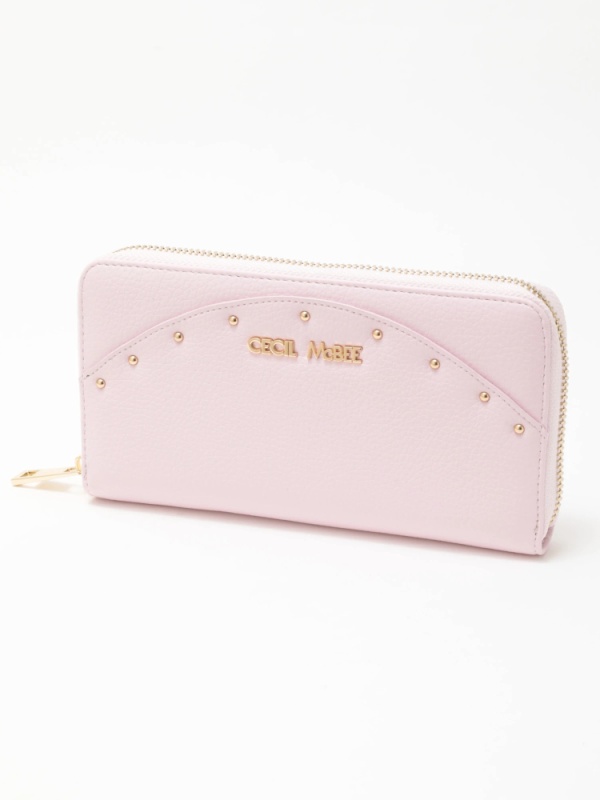 ラウンドスタッツ長財布 財布 Cecil Mcbee セシルマクビー ラウンドスタッツ長財布 財布 Cecil Mcbee セシルマクビー