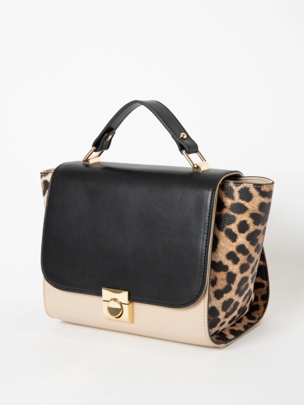 ワンハンドル配色bag ハンドバッグ Cecil Mcbee セシルマクビー ワンハンドル配色bag ハンドバッグ Cecil Mcbee セシルマクビー