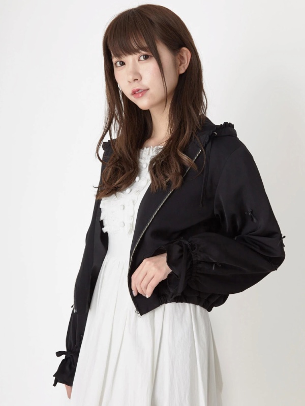 プチリボンライトブルゾン ブルゾン Ank Rouge アンクルージュ プチリボンライトブルゾン ブルゾン Ank Rouge アンクルージュ