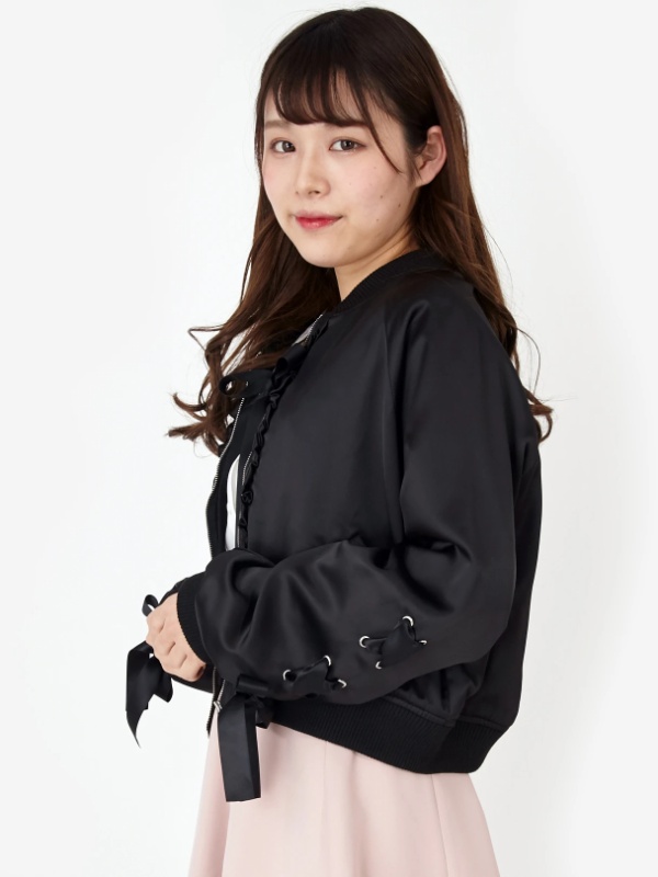 袖スピンドルコンパクトブルゾン ブルゾン Ank Rouge アン 袖スピンドルコンパクトブルゾン ブルゾン Ank Rouge アン