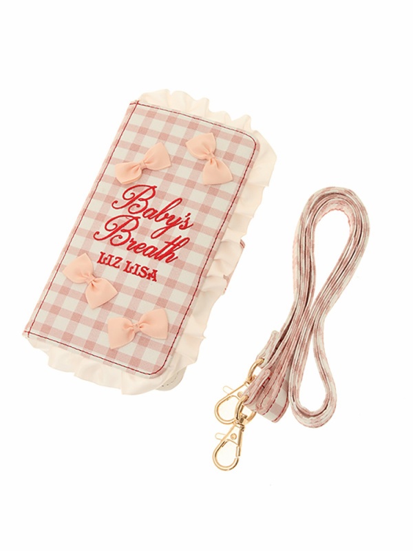 ギンガムフリルスマホケース スマホケース アクセサリー Liz Lisa ギンガムフリルスマホケース スマホケース アクセサリー Liz Lisa