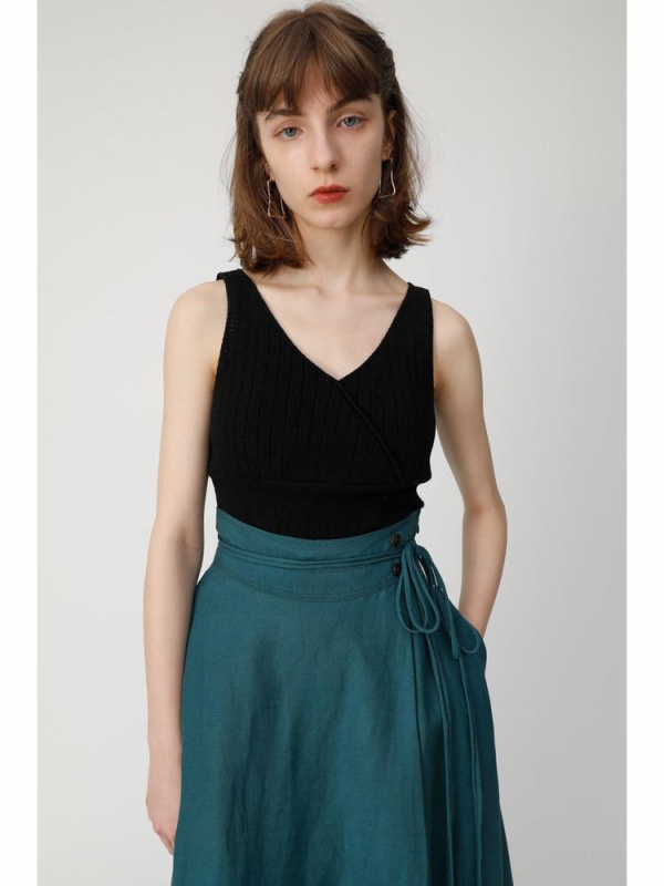 V Neck Knit タンクトップ タンクトップ Moussy マウジー V Neck Knit タンクトップ タンクトップ Moussy マウジー