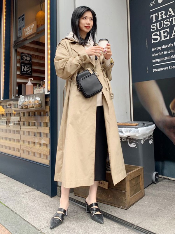 アレンジトレンチコート トレンチコート Murua ムルーア