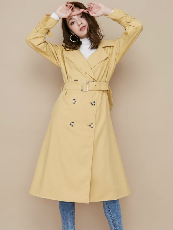 オフショルトレンチコート トレンチコート Resexxy リゼクシー