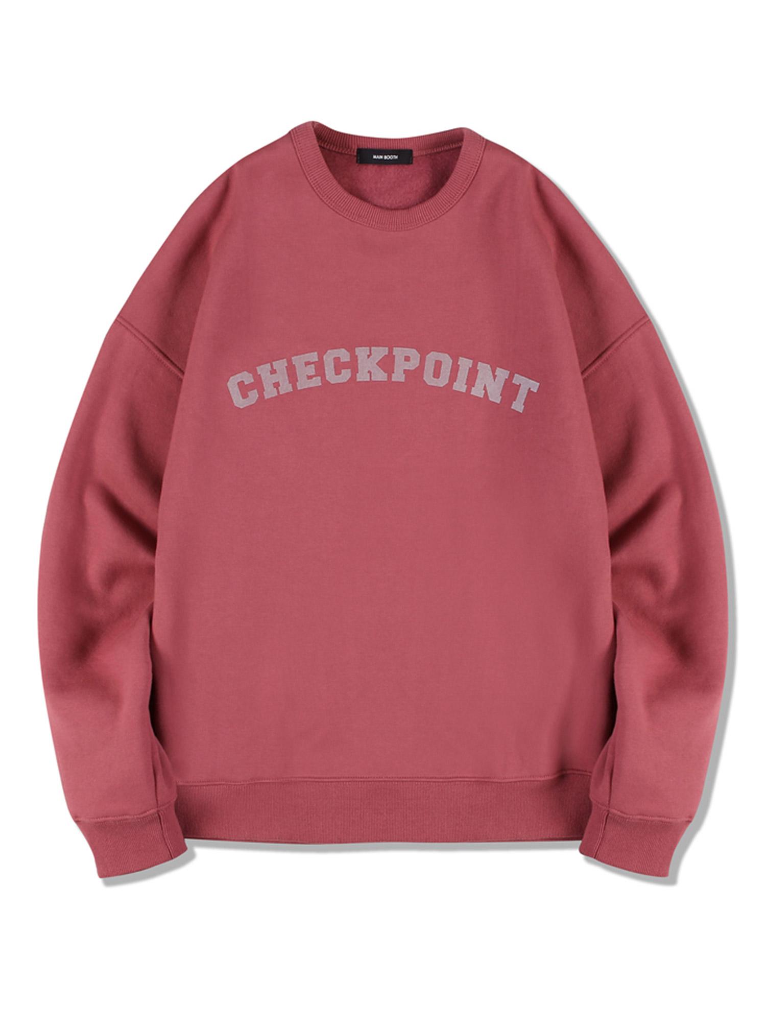 red pink sweatshirt