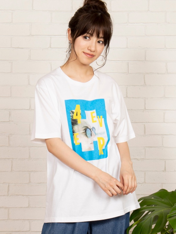 ガールズフォトtシャツ S Tシャツ Wego ウィゴー Shibuya109