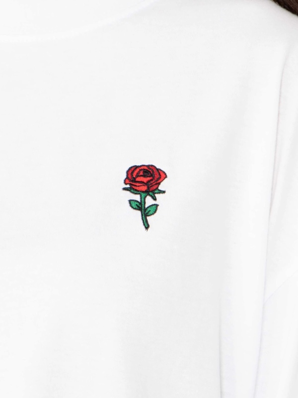 ワンポイント薔薇刺繍ロンt Tシャツ Wego ウィゴー Shibuya109 Outlet 公式通販