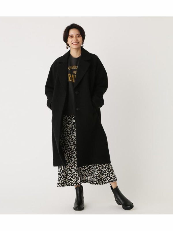 Over Loose Chester Coat チェスターコート Azul By Moussy