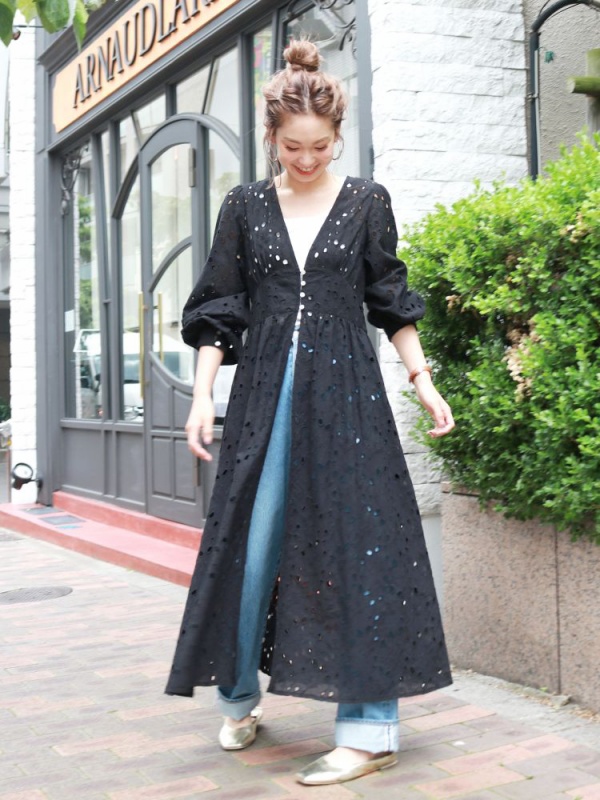 コットンロングガウン カーディガン Ungrid アングリッド