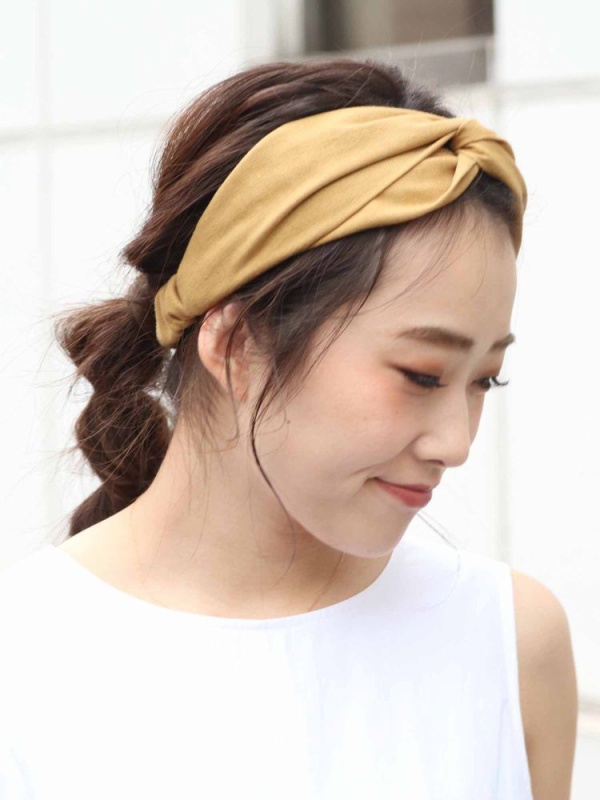 リネンヘアバンド ヘアアクセ Ungrid アングリッド Shibuya109