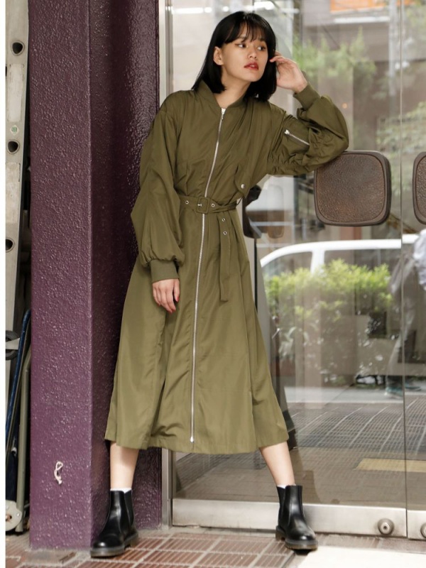 2way Ma 1 ワンピース ロングワンピース Jouetie ジュエティ 2way Ma 1 ワンピース ロングワンピース Jouetie ジュエティ